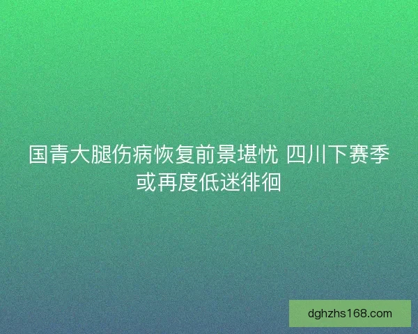国青大腿伤病恢复前景堪忧 四川下赛季或再度低迷徘徊
